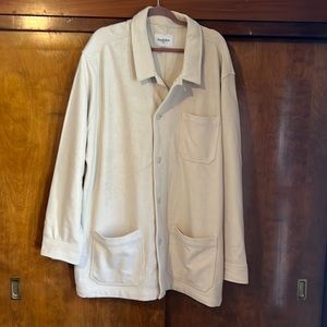 Men’s Cream Shacket